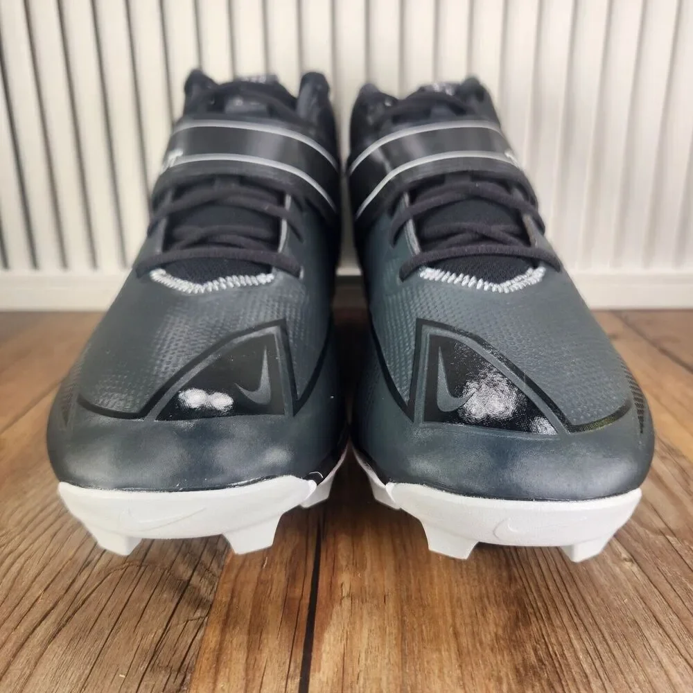 Nike Force Trout 8 Keystone Mold CZ5911-011 Men 13 Black Mid Baseball Cleats NEW